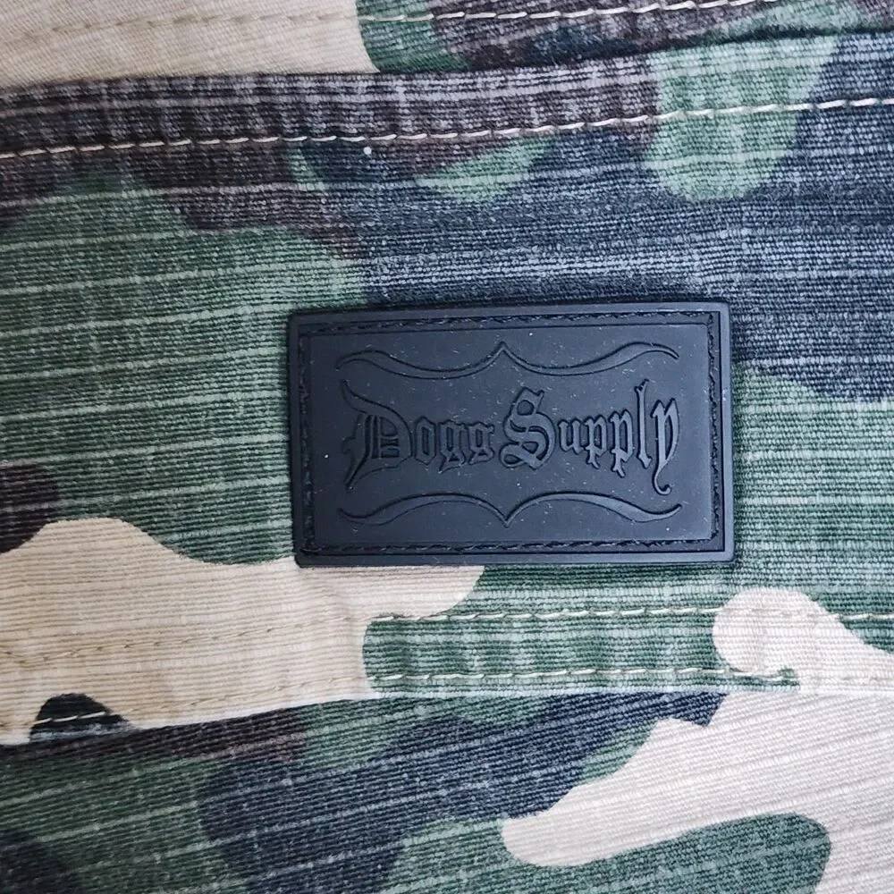 Dogg Supply by Snoop Dogg Mens XL Camo Cargo Pants Ripstop Stretch Elastic Waist - Picture 10 of 16